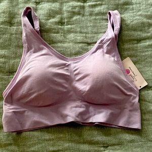 Brand New Lilac Padded Sports Bra